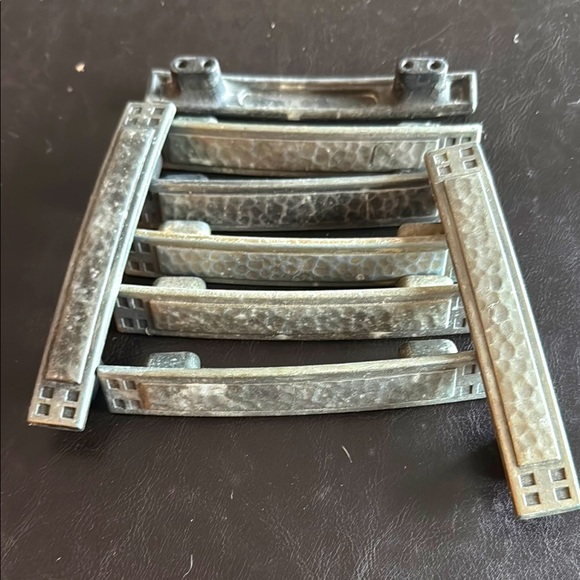 Other - 8 Hickory Hardware Elegant Hammered Metal Drawer Pulls